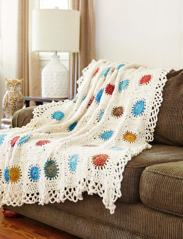 "You're My Universe" Afghan & Pillow Set Crochet Pattern - Maggie's Crochet