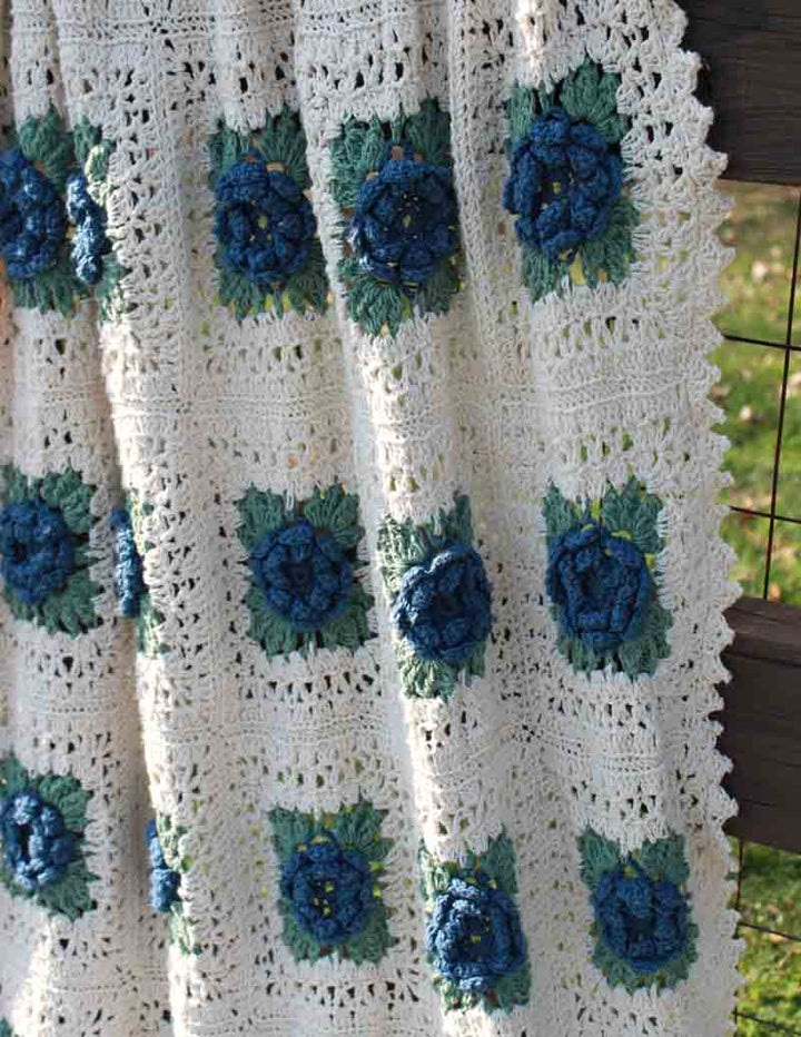 Country Rose Afghan Crochet Pattern - Maggie's Crochet