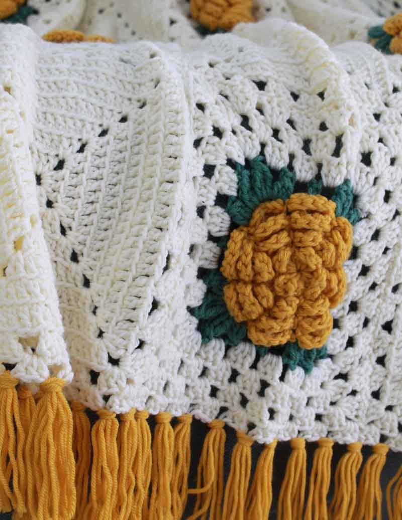 Fashion Rose Afghan Crochet Pattern - Maggie's Crochet