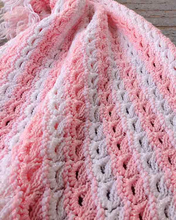 Broomstick Lace Baby Afghan Crochet Pattern - Maggie's Crochet