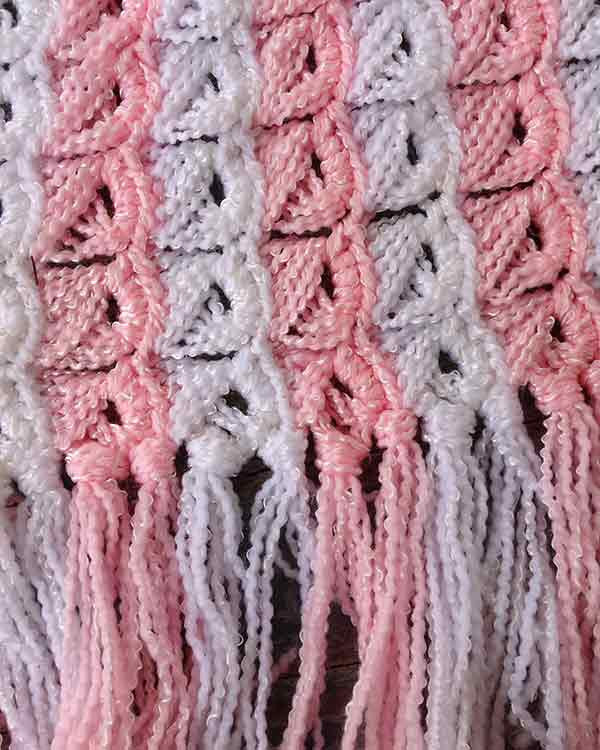 Broomstick Lace Baby Afghan Crochet Pattern - Maggie's Crochet