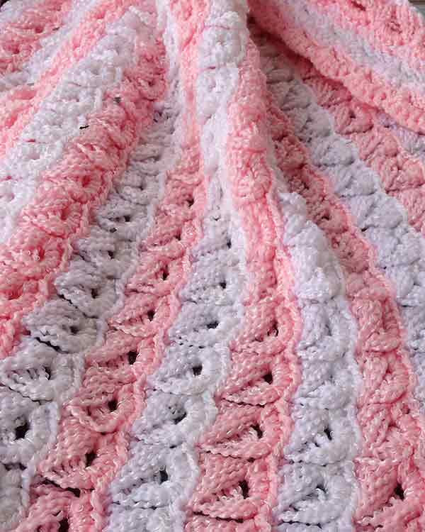 Broomstick Lace Baby Afghan Crochet Pattern - Maggie's Crochet