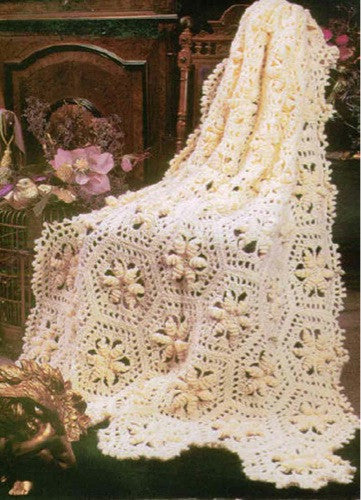 Curlicue Hexagons Afghan Crochet Pattern – Maggie's Crochet