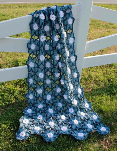 Starlit Floral Afghan Crochet Pattern - Maggie's Crochet