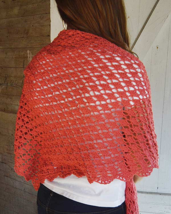 Flamingo Shawl Crochet Pattern - Maggie's Crochet