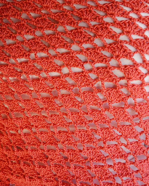 Flamingo Shawl Crochet Pattern - Maggie's Crochet