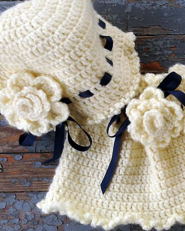 Beginner Hat and Mitten Set Crochet Pattern - Maggie's Crochet