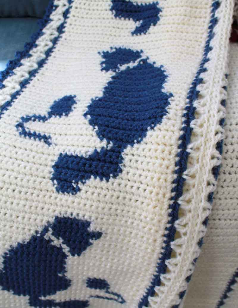 Cat & Mouse Afghan Crochet Pattern - Maggie's Crochet