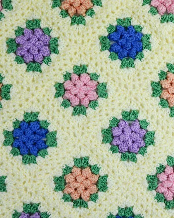 Vintage Granny Popcorn Afghan Crochet Pattern - Maggie's Crochet