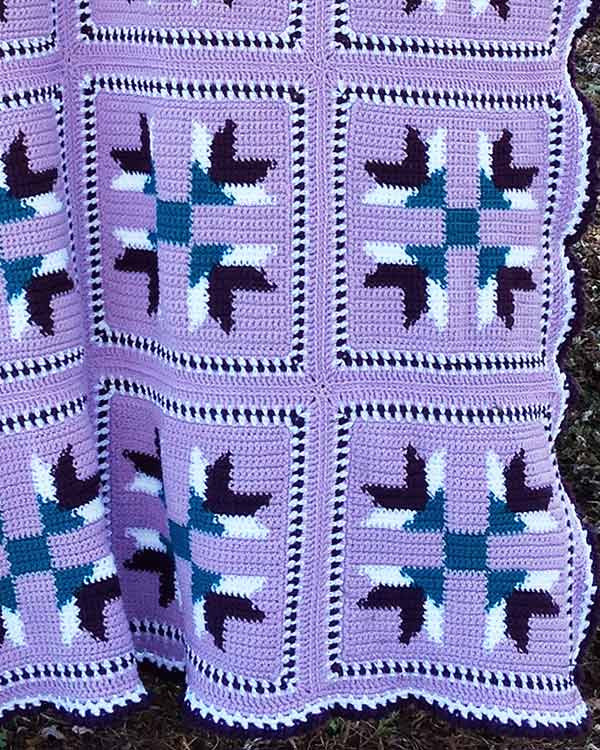 Katie's Favorite Quilt Afghan Pattern - Maggie's Crochet