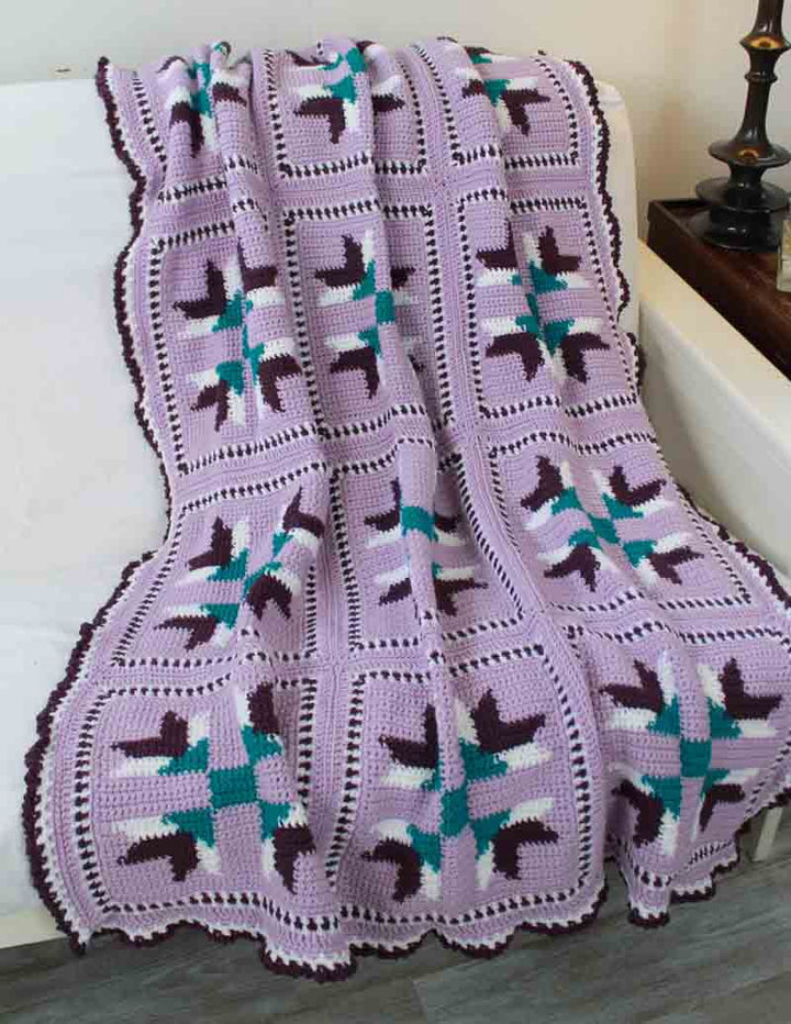 Katie's Favorite Quilt Afghan Pattern - Maggie's Crochet