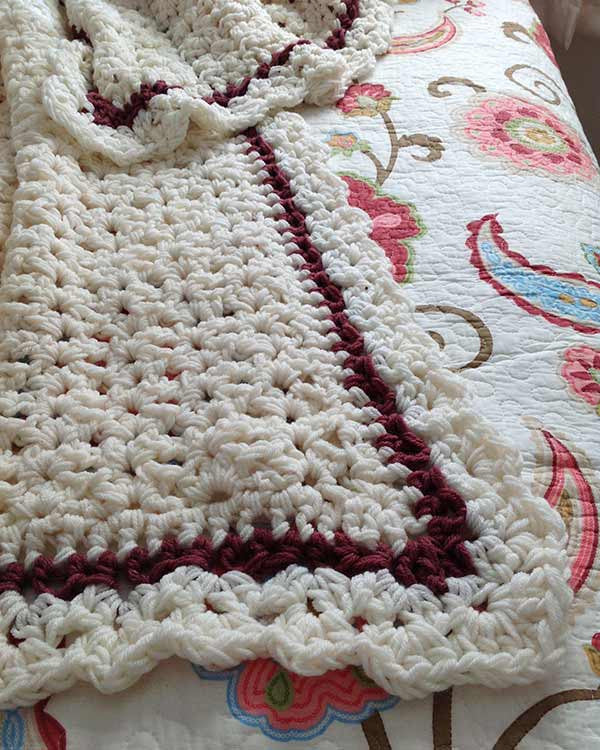 Shell Elegance Afghan Crochet Pattern - Maggie's Crochet