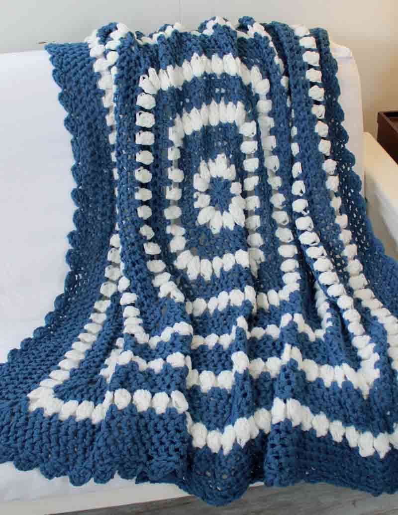 Country Clusters Afghan Crochet Pattern - Maggie's Crochet