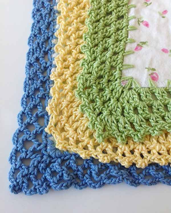 Receiving Blanket Eyelet Edging Crochet Pattern - Maggie's Crochet