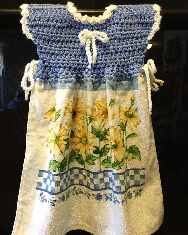 Oven Door Dress, Potholder, and Fridgie Crochet Patterns - Maggie's Crochet