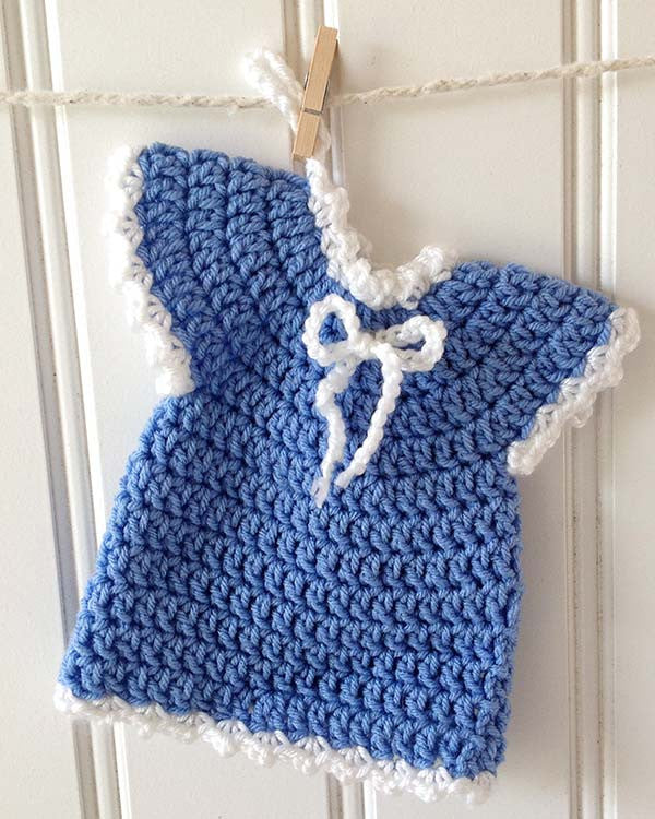 Oven Door Dress, Potholder, and Fridgie Crochet Patterns - Maggie's Crochet