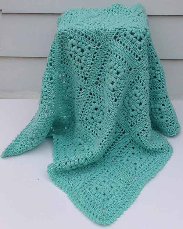 Baby Puff Square Afghan Crochet Pattern - Maggie's Crochet