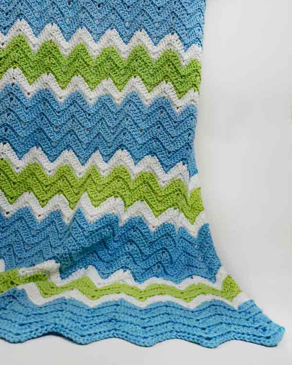 Ripple Baby Afghan and Pillow Crochet Pattern - Maggie's Crochet