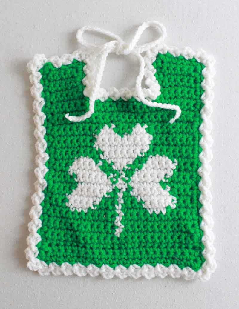 Holiday Bibs for Baby Crochet Pattern - Maggie's Crochet