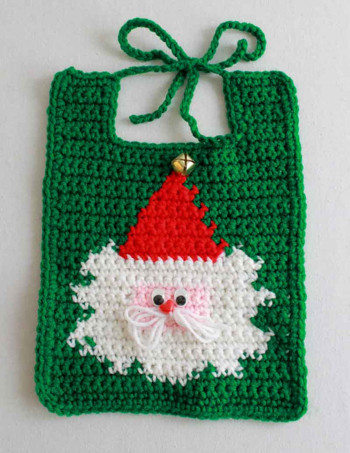 Holiday Bibs for Baby Crochet Pattern - Maggie's Crochet