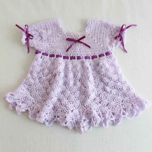 Isabella Purple Dress Set Crochet Pattern - Maggie's Crochet