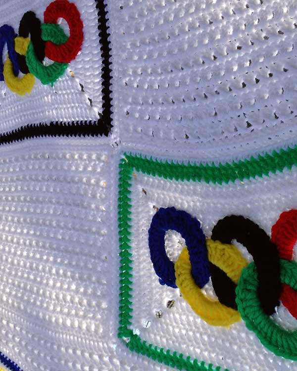 Olympic Rings Afghan and Pillow Crochet Pattern - Maggie's Crochet