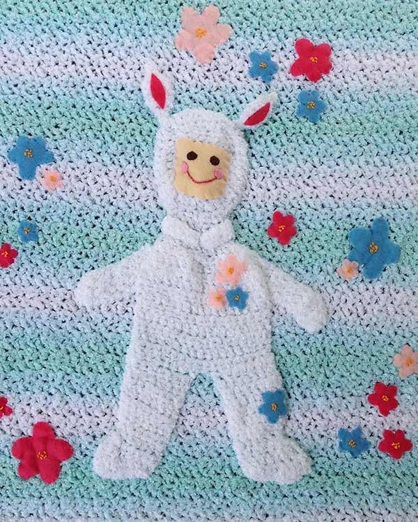 Bunny Afghan Set Crochet Pattern - Maggie's Crochet