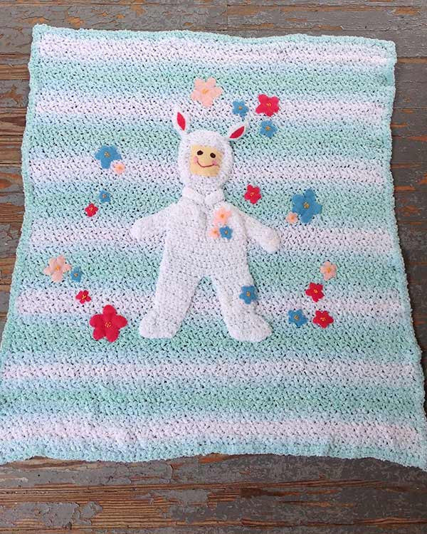 Bunny Afghan Set Crochet Pattern - Maggie's Crochet