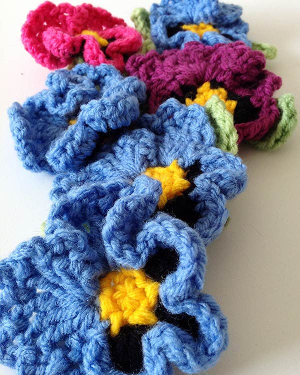 Pansy Kitchen Set Crochet Pattern - Maggie's Crochet