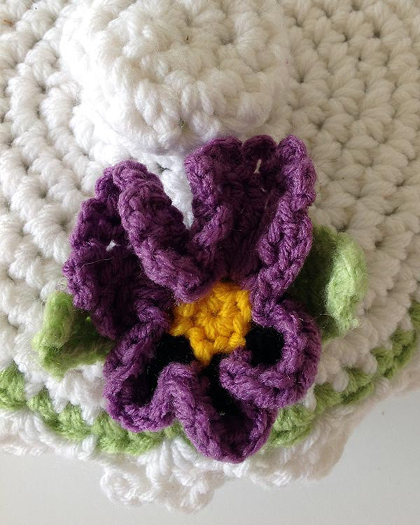 Pansy Kitchen Set Crochet Pattern - Maggie's Crochet