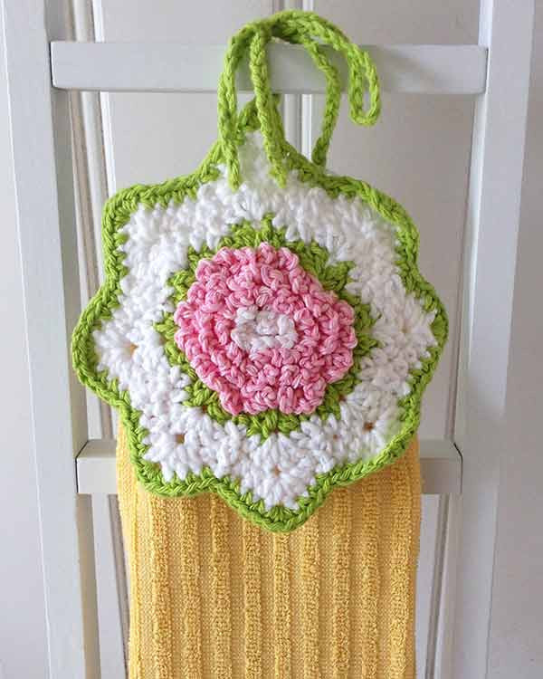 Carnation Kitchen Set Crochet Pattern - Maggie's Crochet