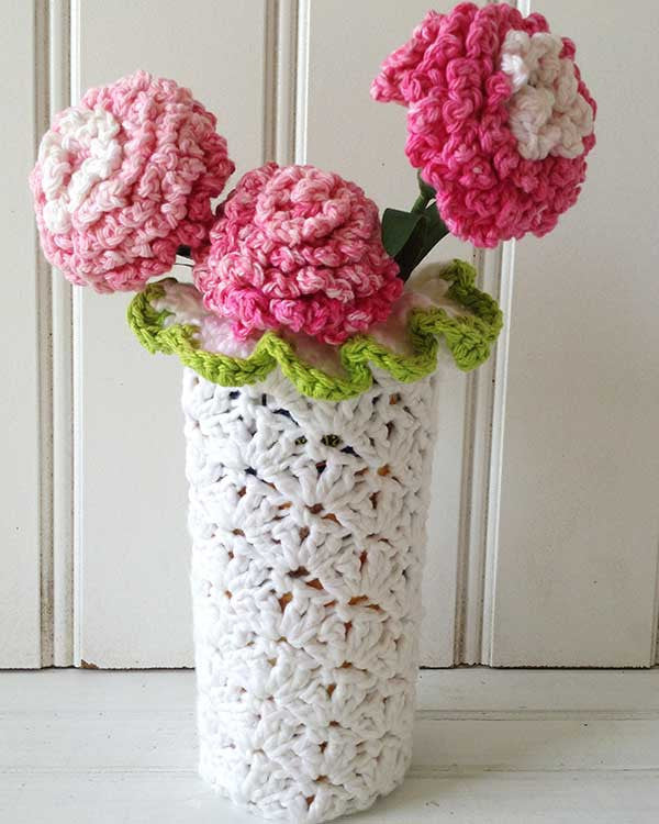 Carnation Kitchen Set Crochet Pattern - Maggie's Crochet