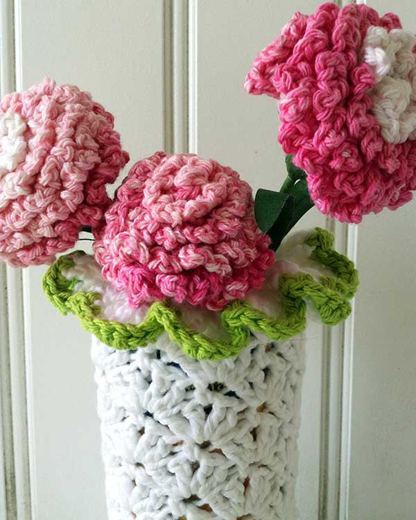 Carnation Kitchen Set Crochet Pattern - Maggie's Crochet