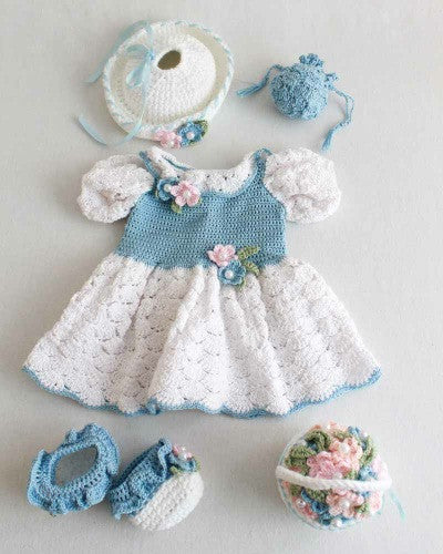 18" Doll Anastasias Ready for Spring Crochet Pattern - Maggie's Crochet