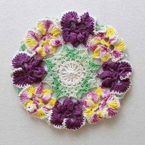 Vintage Purple Potholder Crochet Patterns - Maggie's Crochet