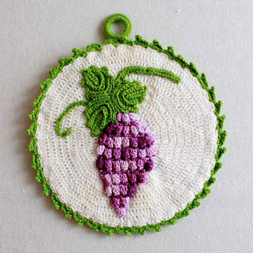 Vintage Purple Potholder Crochet Patterns - Maggie's Crochet