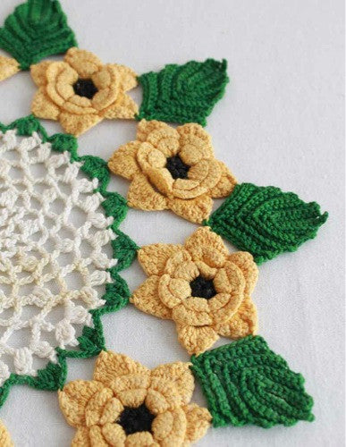 Vintage Floral Doilies: Set 1 Crochet Pattern - Maggie's Crochet