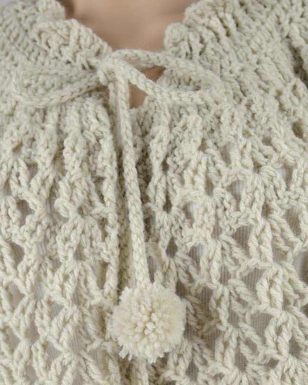 Vintage Lacy Shells Poncho Crochet Pattern - Maggie's Crochet