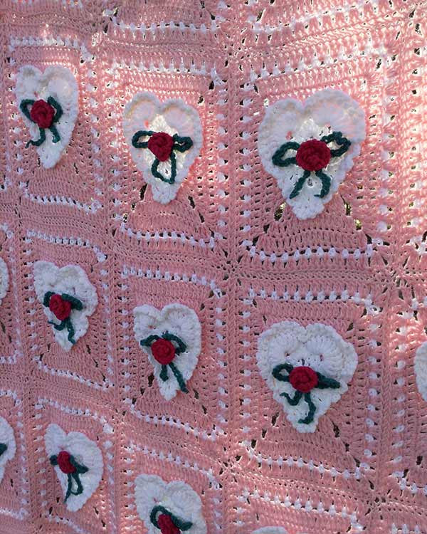 Valentine's Day Afghan & Pillow Set Crochet Pattern - Maggie's Crochet