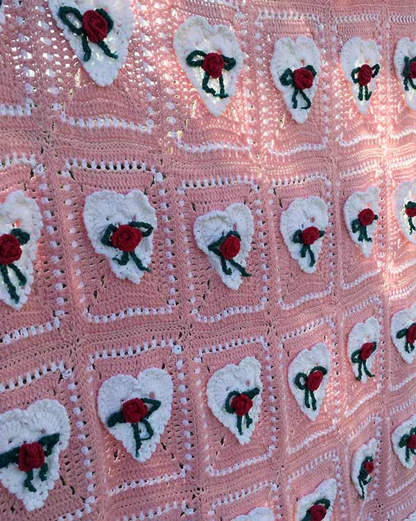 Valentine's Day Afghan & Pillow Set Crochet Pattern - Maggie's Crochet