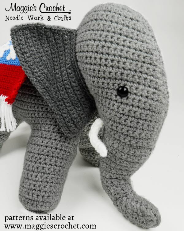 Patriotic Elephant Crochet Pattern - Maggie's Crochet