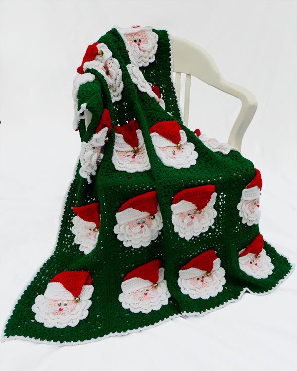 Christmas Santa Afghan Crochet Pattern - Maggie's Crochet