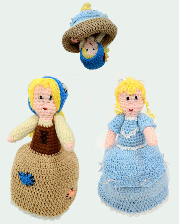 Cinderella Flip Doll Crochet Pattern - Maggie's Crochet