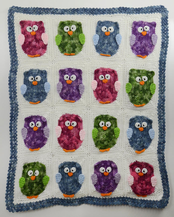 Owl Afghan & Pillow Set Crochet Pattern - Maggie's Crochet