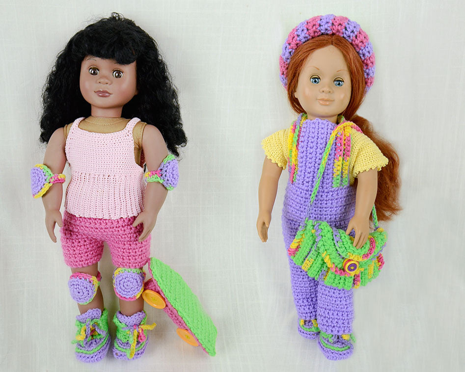 18" Doll Weekend Fun Sports Set Crochet Pattern - Maggie's Crochet