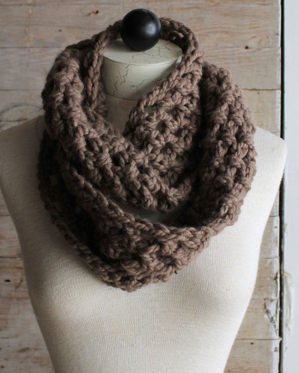 Thick & Quick Infinity Scarves & Cowls Crochet Pattern - Maggie's Crochet