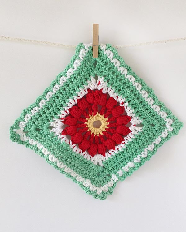 Christmas Dishcloths Set Crochet Pattern - Maggie's Crochet