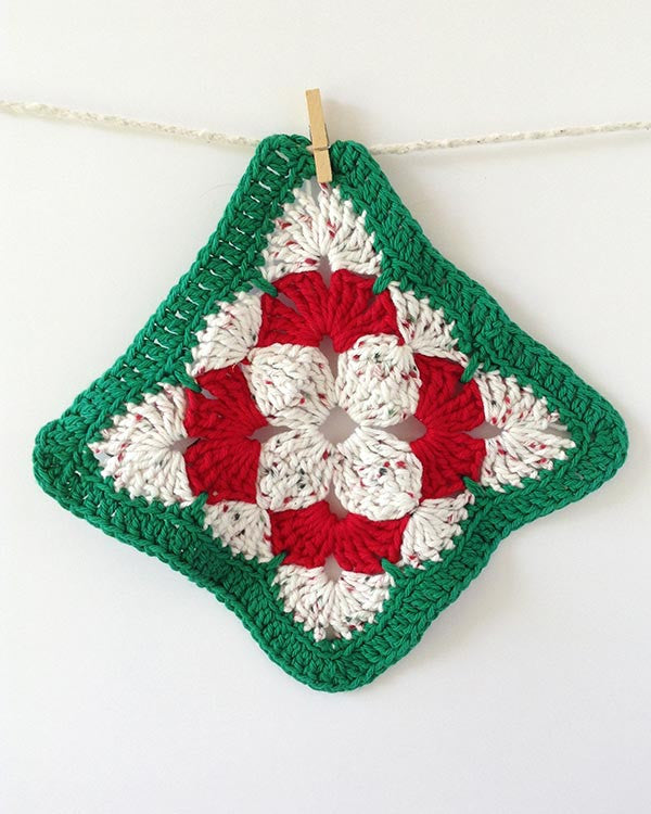 Christmas Dishcloths Set Crochet Pattern - Maggie's Crochet