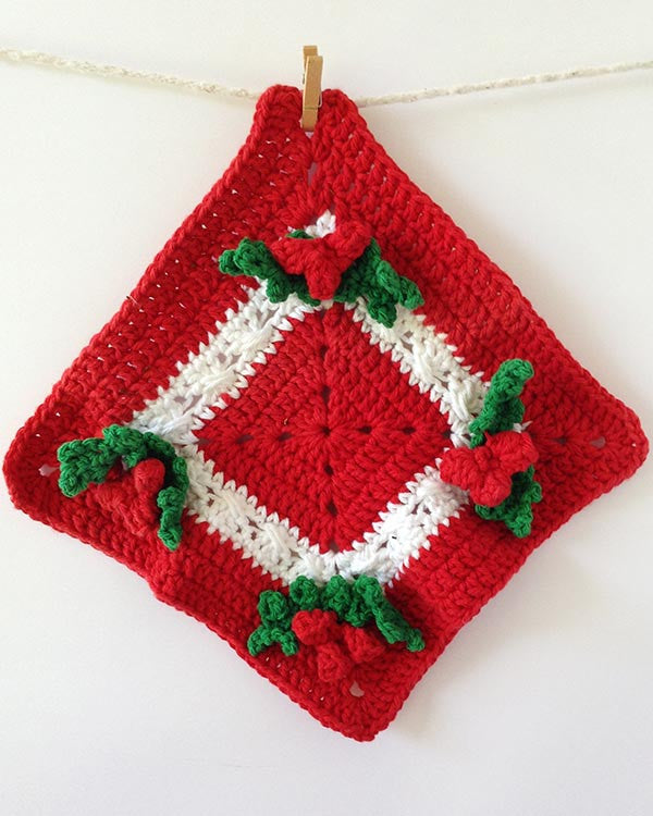 Christmas Dishcloths Set Crochet Pattern - Maggie's Crochet