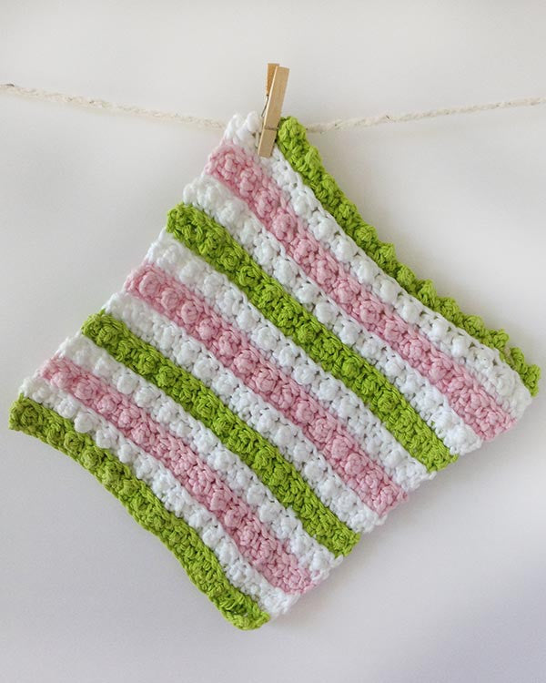 Pink Dishcloth Set Crochet Pattern - Maggie's Crochet